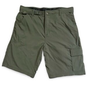 Mens Gerry 5 Pocket Adjustable Waist Cargo Shorts Size 36 Stretch